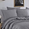 Picture of Hobby Yarn Dyed Double Duvet Cover Set - Black
