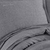 Picture of Hobby Yarn Dyed Double Duvet Cover Set - Black