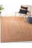 Picture of Koza Carpet Natura Hand Woven Jute Bohemian Style Authentic Living Room Living Room Corridor Bedroom Natural Carpet 00010A 90 x 150