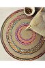 Picture of Koza Carpet Natura Hand Woven Jute Bohemian Style Authentic Living Room Living Room Corridor Bedroom Natural Carpet 00002A 90 x 90
