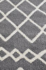Picture of Koza Halı Blomst Anthracite Carpet Rug Living Room Bedroom Corridor Machine Carpet 59834 80 x 150