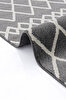 Picture of Koza Halı Blomst Anthracite Carpet Rug Living Room Bedroom Corridor Machine Carpet 59834 80 x 150