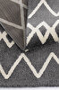 Picture of Koza Halı Blomst Anthracite Carpet Rug Living Room Bedroom Corridor Machine Carpet 59834 80 x 150