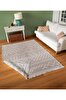 Picture of Koza Home Duo White Beige Double Sided Washable Woven Rug 23001A 80 x 150