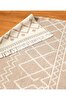 Picture of Koza Home Duo White Beige Double Sided Washable Woven Rug 23001A 80 x 150