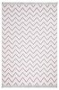 Picture of Koza Home Duo White Pink Double Sided Washable Woven Rug 23002A 60 x 100