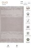 Picture of Koza Home Duo White Beige Double Sided Washable Woven Rug 23003A 60 x 100