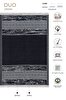 Picture of Koza Home Duo White Black Double Sided Washable Woven Rug 23003A 60 x 100