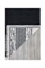 Picture of Koza Home Duo White Black Double Sided Washable Woven Rug 23003A 60 x 100