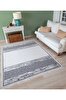 Picture of Koza Home Duo White Black Double Sided Washable Woven Rug 23003A 60 x 100