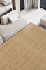 Picture of Koza Halı Rosso Yellow Woven Sisal Rug Jute Rug Kilim Living Room Sitting Room Bedroom Hallway Rug 23033A 60 x 100