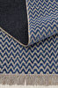 Picture of Koza Halı Rosso Navy Blue Woven Sisal Rug Jute Rug Kilim Living Room Sitting Room Bedroom Hallway Rug 23033A 60 x 100