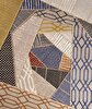 Picture of Koza Halı Rosso Navy Blue Woven Sisal Rug Jute Rug Kilim Living Room Sitting Room Bedroom Hallway Rug 23033A 60 x 100