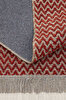 Picture of Koza Halı Rosso Red Woven Sisal Rug Jute Carpet Kilim Living Room Sitting Room Bedroom Hallway Rug 23033A 60 x 100
