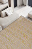 Picture of Koza Halı Rosso Yellow Woven Sisal Rug Jute Rug Kilim Living Room Sitting Room Bedroom Hallway Rug 23037A 60 x 100