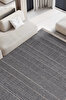 Picture of Koza Halı Rosso Anthracite Woven Sisal Rug Jute Rug Kilim Living Room Sitting Room Bedroom Hallway Rug23041A 60 x 100