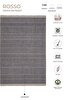 Picture of Koza Halı Rosso Anthracite Woven Sisal Rug Jute Rug Kilim Living Room Sitting Room Bedroom Hallway Rug23041A 60 x 100