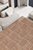 Picture of Koza Halı Rosso Orange Woven Sisal Rug Jute Rug Kilim Living Room Sitting Room Bedroom Hallway Rug 23043A 60 x 100