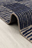 Picture of Koza Halı Rosso Navy Blue Woven Sisal Rug Jute Rug Kilim Living Room Sitting Room Bedroom Hallway Rug 23043A 60 x 100