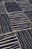 Picture of Koza Halı Rosso Navy Blue Woven Sisal Rug Jute Rug Kilim Living Room Sitting Room Bedroom Hallway Rug 23043A 60 x 100