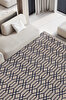 Picture of Koza Halı Rosso Navy Blue Woven Sisal Rug Jute Rug Kilim Living Room Sitting Room Bedroom Hallway Rug 23037A 200 x 290