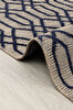 Picture of Koza Halı Rosso Navy Blue Woven Sisal Rug Jute Rug Kilim Living Room Sitting Room Bedroom Hallway Rug 23037A 200 x 290