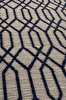 Picture of Koza Halı Rosso Navy Blue Woven Sisal Rug Jute Rug Kilim Living Room Sitting Room Bedroom Hallway Rug 23037A 200 x 290