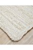 Picture of Koza Carpet Natura Hand Woven Jute Bohemian Style Authentic Living Room Living Room Corridor Bedroom Natural Carpet 00026A 120 x 180