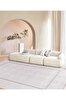 Picture of Koza Carpet Koza Hayad Kilyos Gray Acrylic Carpet Living Room Sitting Room Bedroom Corridor Machine Carpet 45983 80 x 150