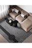 Picture of Koza Carpet Koza Premium Amour Gray Carpet Living Room Sitting Room Bedroom Hallway Machine Carpet 53116 78 x 150
