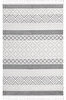 Picture of Koza Carpet Koza Hayad Monaco Cream Black Carpet Living Room Bedroom Hallway Machine Carpet 33342 80 x 150