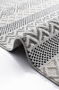Picture of Koza Carpet Koza Hayad Monaco Cream Black Carpet Living Room Bedroom Hallway Machine Carpet 33342 80 x 150