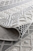 Picture of Koza Carpet Koza Hayad Monaco Cream Black Carpet Living Room Bedroom Hallway Machine Carpet 33342 80 x 150