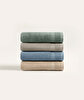 Picture of Koza Home Likya 100% Cotton Border 4-Piece Face Dowry Towel Set 1003A Standard