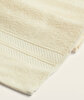 Picture of Koza Home Likya 100% Cotton Bordered Cream 2-Piece Dowry Towel Set 1007A 70 x 140 - 50 x 90
