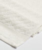 Picture of Koza Home Likya 100% Cotton Jacquard Border Cross Striped 4-Piece Face Dowry Towel Set 1012A Standard