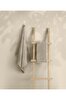 Picture of Koza Home Likya 100% Cotton Jacquard Border Mink 2-Piece Dowry Towel Set Cross Striped 1016A 70 x 140 - 50 x 90