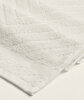 Picture of Koza Home Likya 100% Cotton Jacquard Border Herringbone 4-Piece Face Dowry Towel Set 1024A Standard