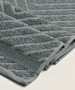 Picture of Koza Home Likya 100% Cotton Jacquard Border Herringbone 4-Piece Face Dowry Towel Set 1024A Standard