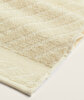 Picture of Koza Home Likya 100% Cotton Jacquard Border Herringbone 4-Piece Face Dowry Towel Set 1024A Standard