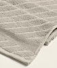 Picture of Koza Home Likya 100% Cotton Jacquard Border Herringbone 4-Piece Face Dowry Towel Set 1025A Standard