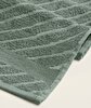Picture of Koza Home Likya 100% Cotton Jacquard Border Herringbone 4-Piece Face Dowry Towel Set 1025A Standard