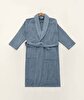 Picture of Koza Home Likya 100% Cotton Single Blue Dowry Bathrobe 1041A L-XL