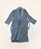 Picture of Koza Home Likya 100% Cotton Single Blue Dowry Bathrobe 1041A L-XL