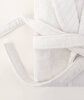 Picture of Koza Home Likya 100% Cotton White Dowry Bathrobe Set of 2 1 Bathrobe 1 Towel 1054A SM