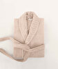 Picture of Koza Home Likya 100% Cotton Salmon Dowry Bathrobe Set of 2 1 Bathrobe 1 Towel 1052A L-XL