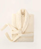 Picture of Koza Home Likya 100% Cotton Cream Dowry Bathrobe Set of 2 1 Bathrobe 1 Towel 1053A L-XL