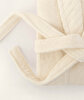 Picture of Koza Home Likya 100% Cotton Cream Dowry Bathrobe Set of 2 1 Bathrobe 1 Towel 1053A L-XL