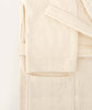 Picture of Koza Home Likya 100% Cotton Cream Dowry Bathrobe Set of 2 1 Bathrobe 1 Towel 1053A L-XL