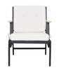 Picture of Koza Home Mist Beige Single Garden Chair Black Skeleton 6001 Single